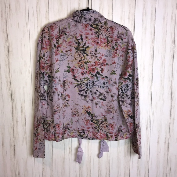 Marrakech Darcy Tencel Lilac Camo Jacket - Picture 5 of 5